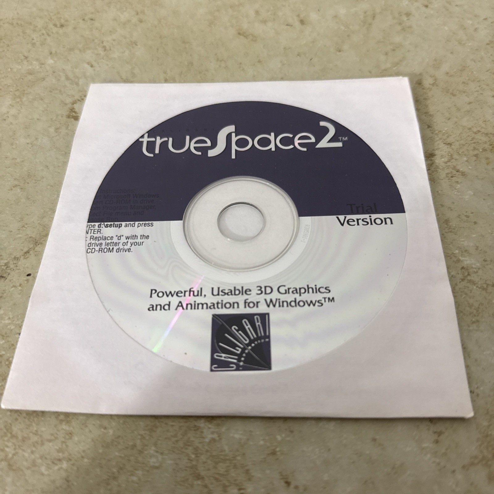 True Space 2 Powerful, Useable3D Graphics And Animation For Windows