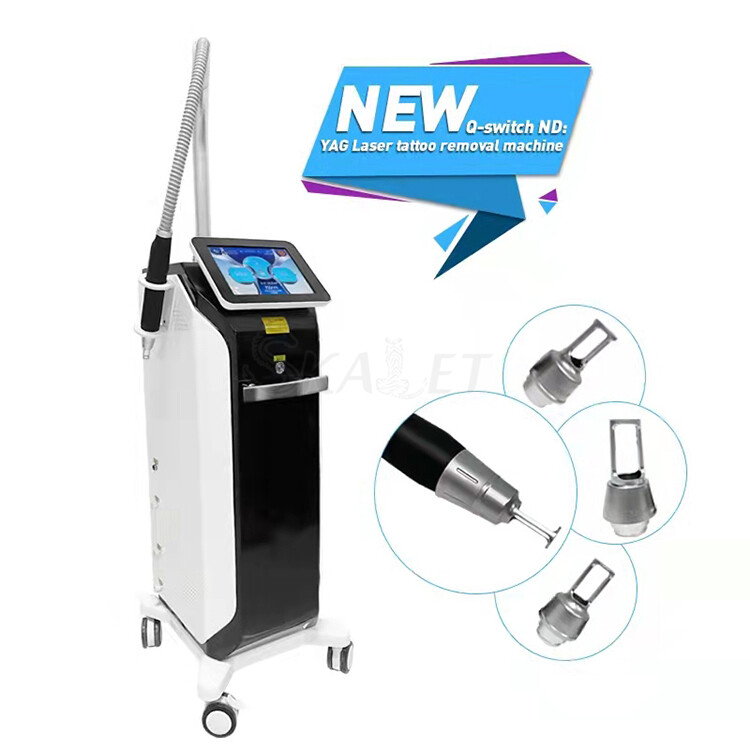 1064 755 532nm probe anti-pigiment removes eyebrow tattoos skin rejuvenation