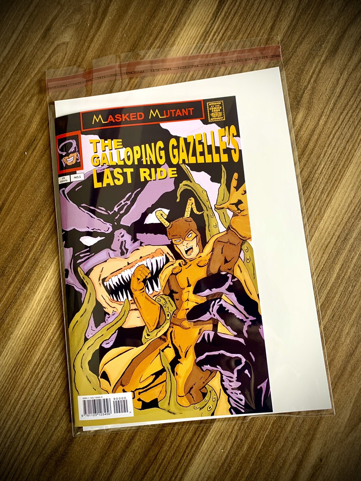 Goosebumps Masked Mutant The galloping gazelles Last Ride Comic Prop Replica