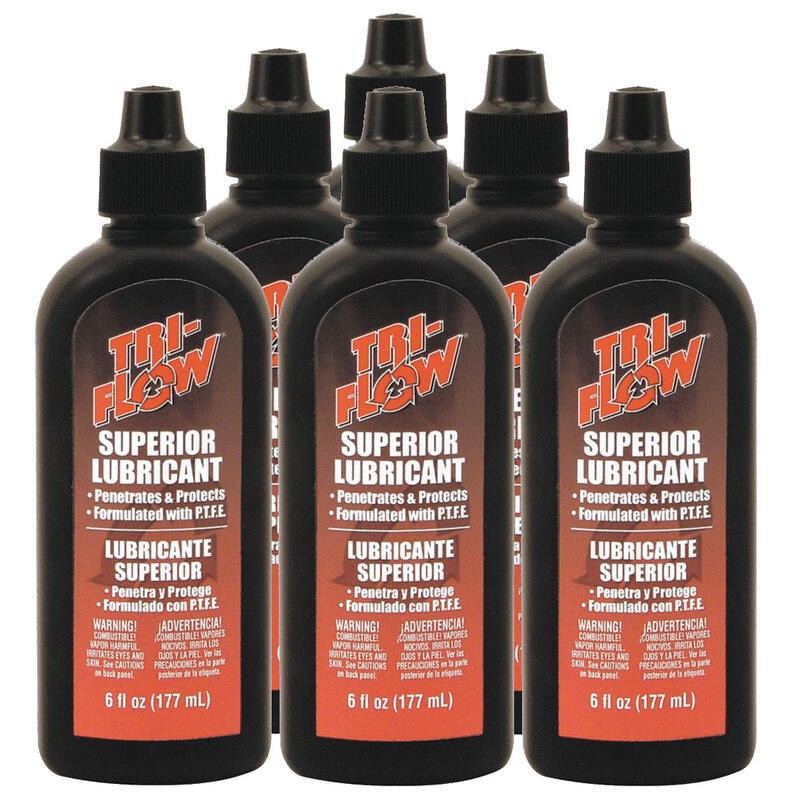 TriFlow Multi Purpose Lubricant TF0021060 (6pk); 6oz Dropper Bottle Mineral Oil