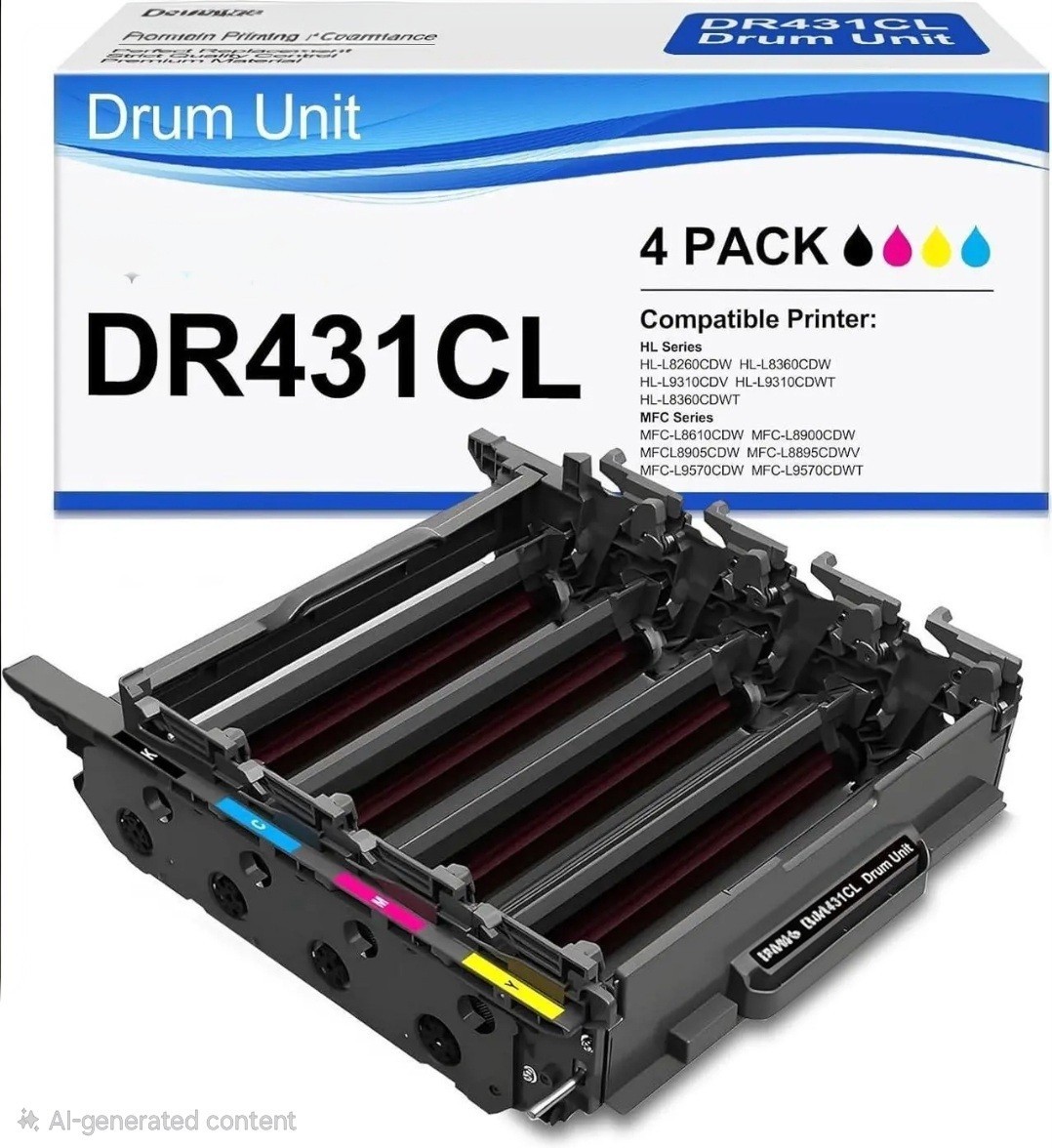 DR431CL DR-431CL Drum Unit Replacement for Brother HL-L8260CDW HL-L8360CDW...
