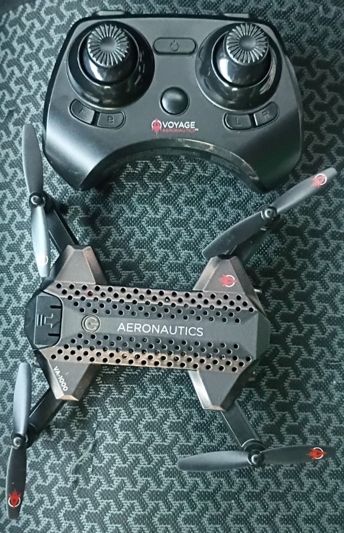 Voyage Aeronautics VA-1000 Electric Quadcopter Drone w/ Video  Works Great