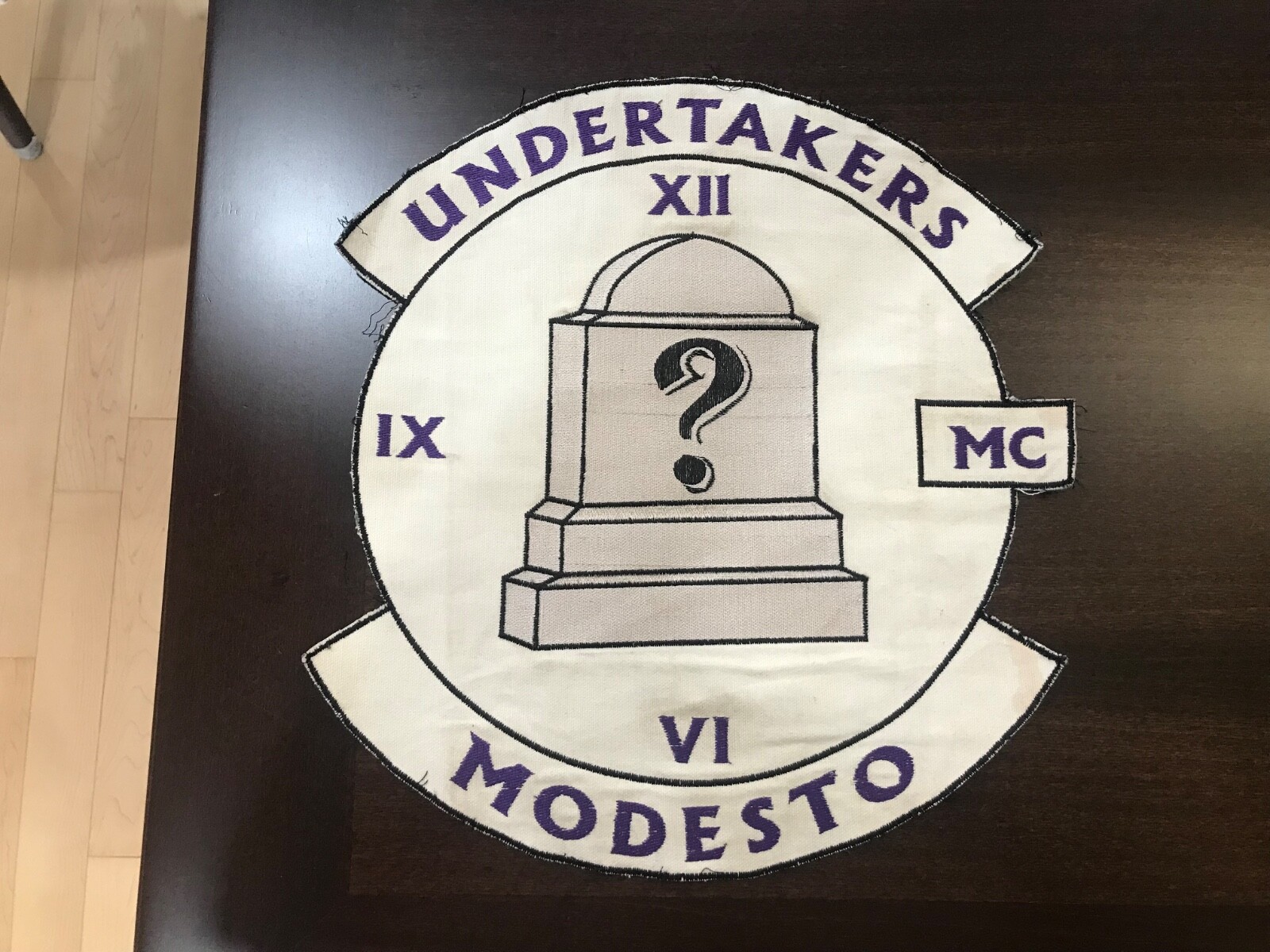Vintage UNDERTAKERS 🪦 MODESTO motorcyle club gang PATCH