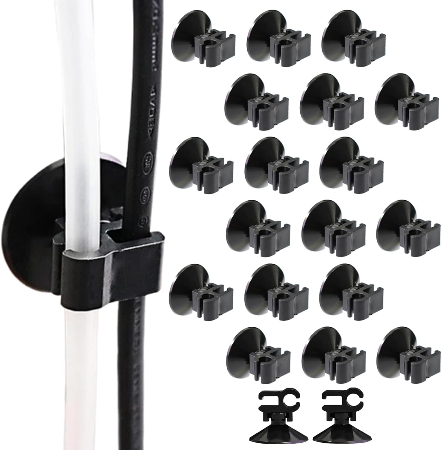 20 PCS Aquarium Suction Cup Clips Professional Fish Tank Suction Cup Clips Aquar
