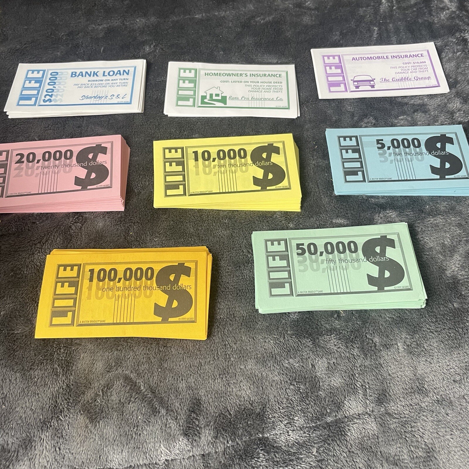 Vintage Game Of Life Replacement Pieces