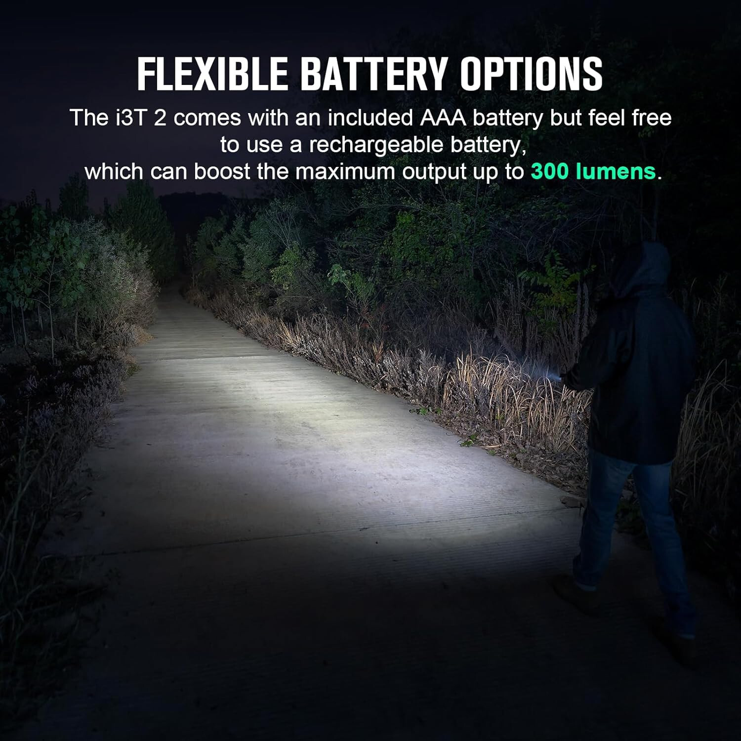 Olight I3T 2 EOS Orange Dual-Output Tail Switch Flashlight, 200/300 Lumens