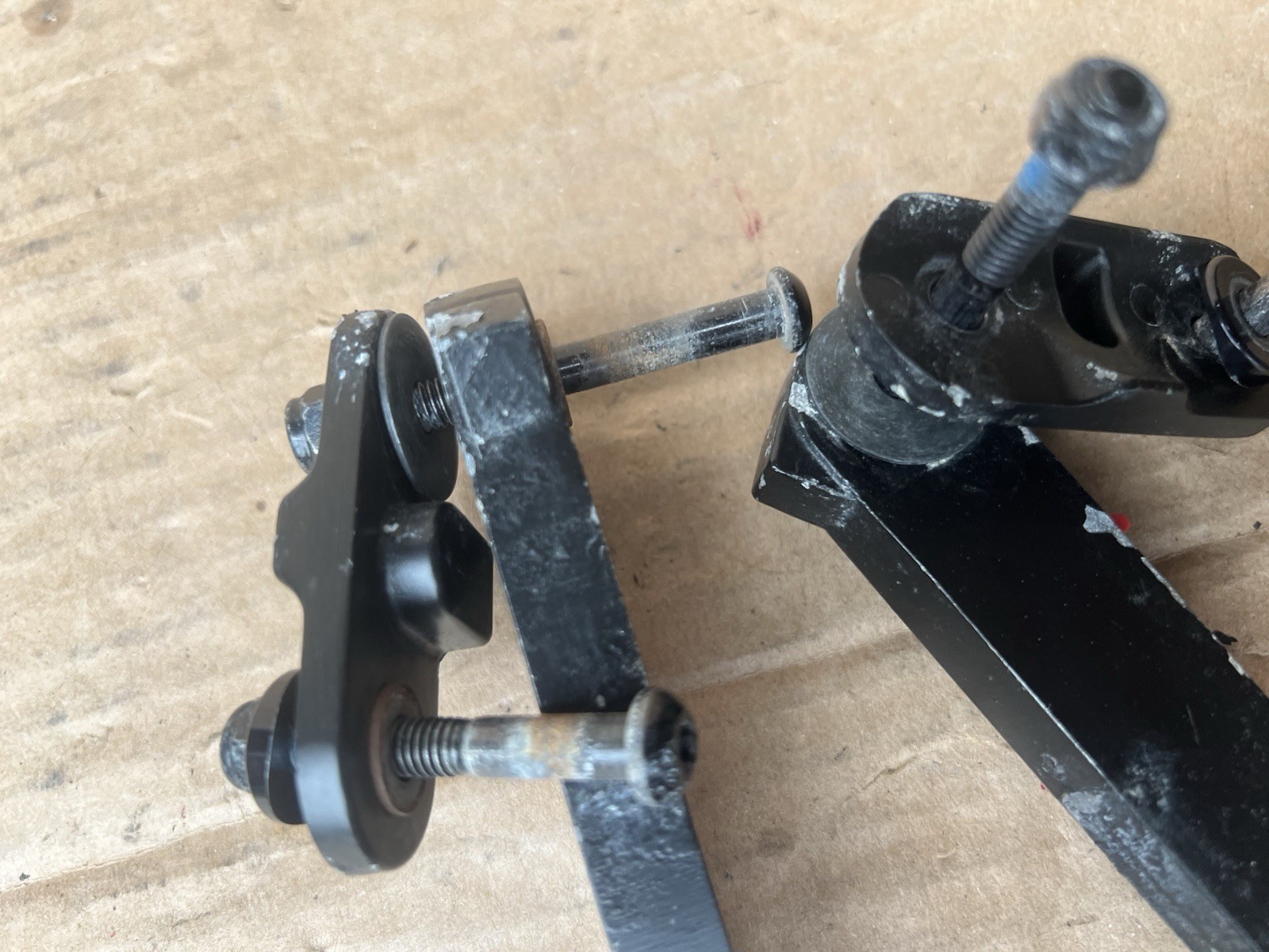 Motion Composites Wheelchair Sideguard Mounting Brackets C2 Helio