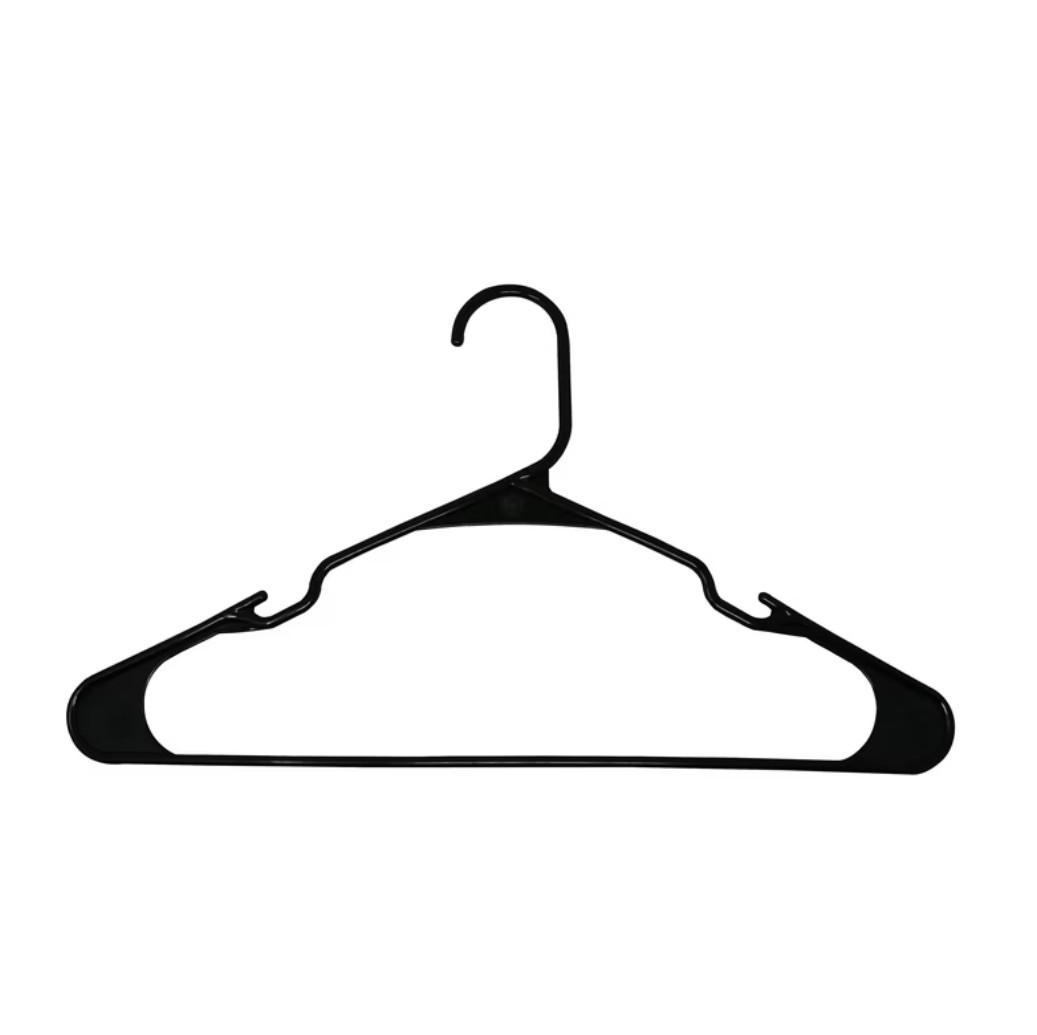 Plastic clothes hangers,50 pieces, lightweight and durable,suitable for everyday