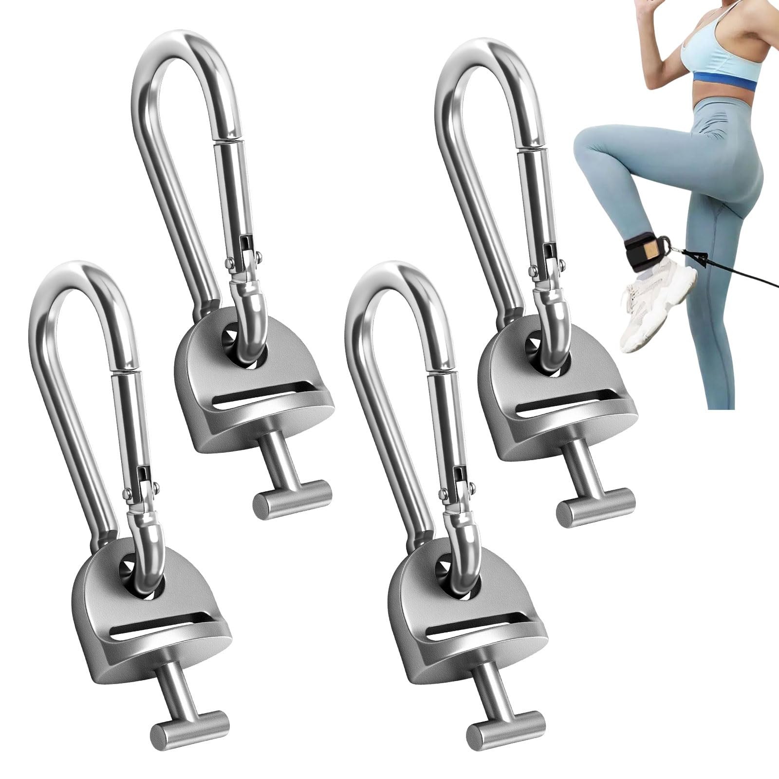 4 Pair T Lock Adapter W/Snap Hooks for Tonal Accessories, Tonal Accessory She...