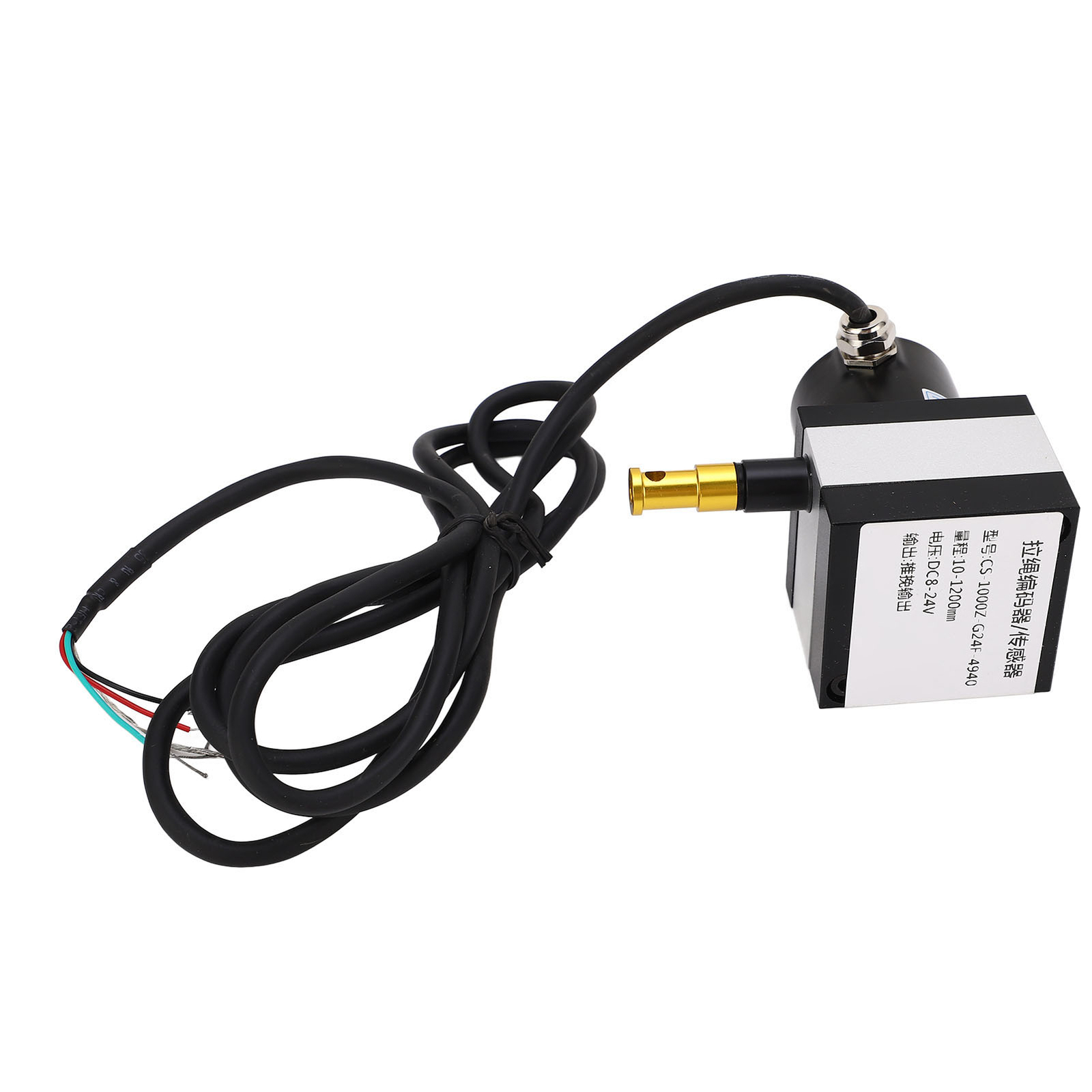 Draw Wire Encoder Pulse Stroke Optional Incremental Cable Switch 38mm 10‑1200mm
