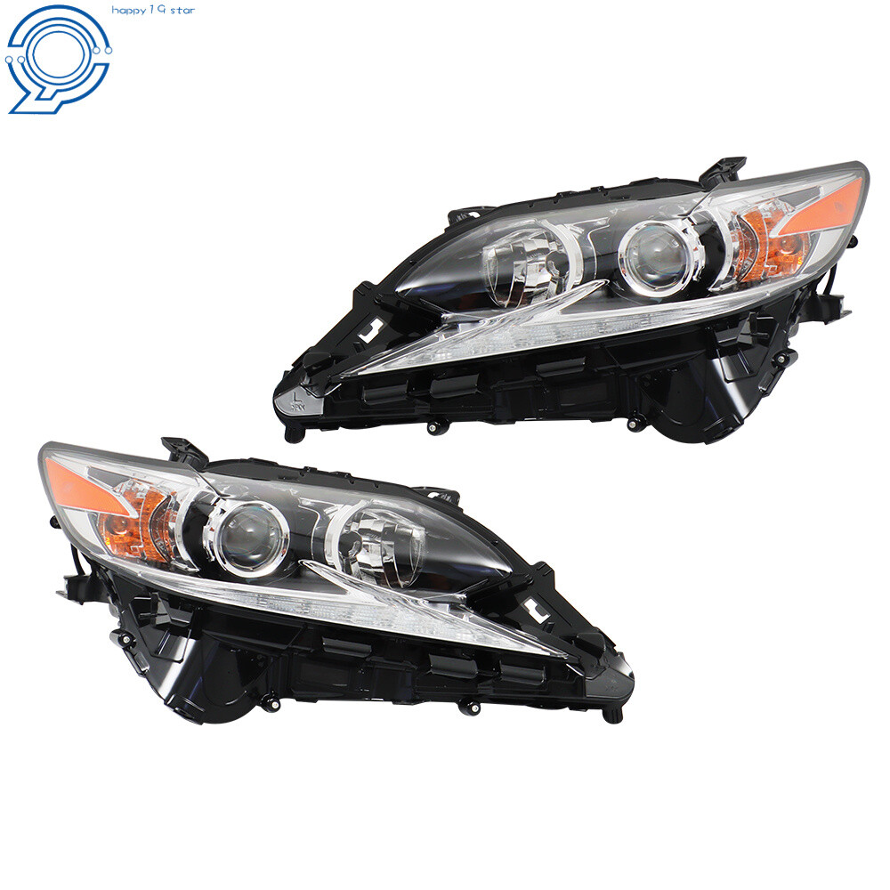 For 2016-2018 Lexus ES350 ES300H Halogen LED DRL Projector Headlight Left+Right