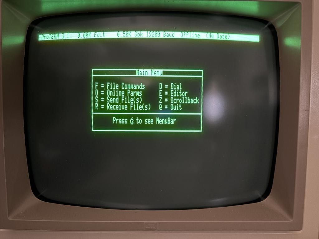 ProTERM v.3.1 Professional Communication Software for Apple II Computers