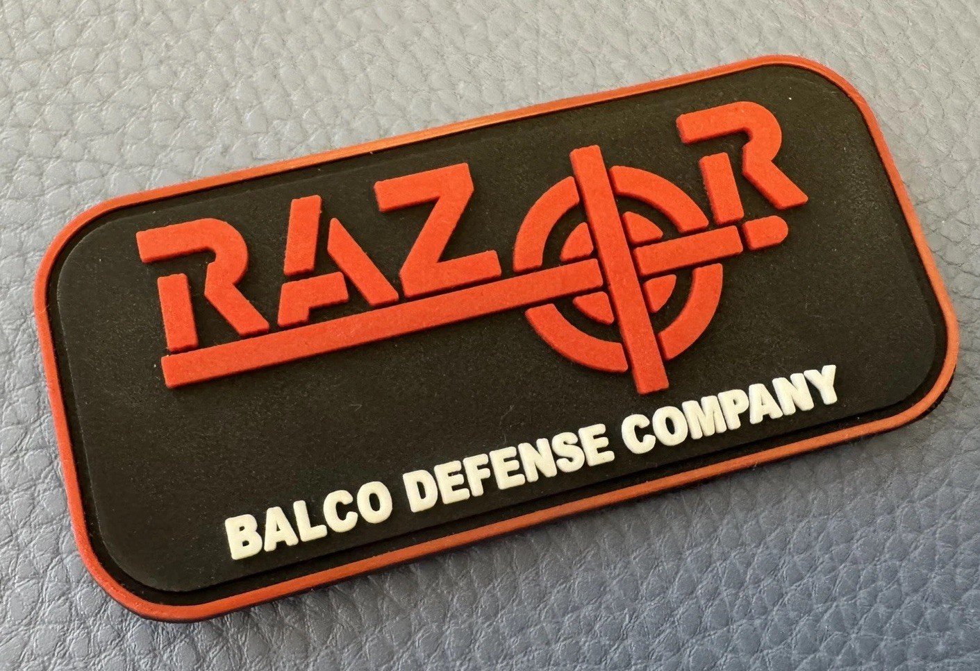 Balco Defense Co FIREARM PVC Patch SHOT SHOW SWAG Tactical Promo Razor Rifle