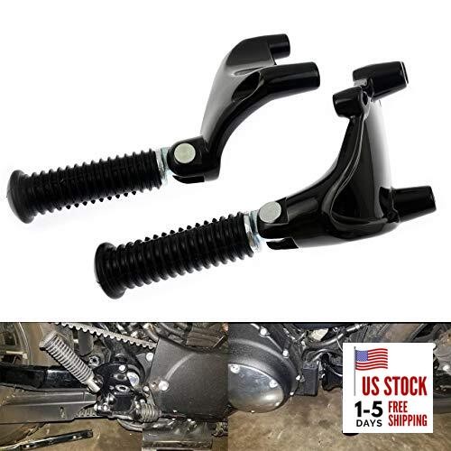 Motorcycle Rear Passenger Footpegs Foot Rests Pedal with Mount Compatible