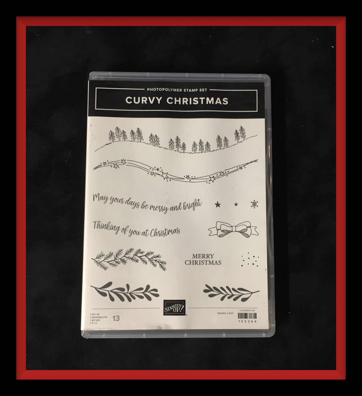 Stampin Up! CURVY CHRISTMAS Stamp Set #4805