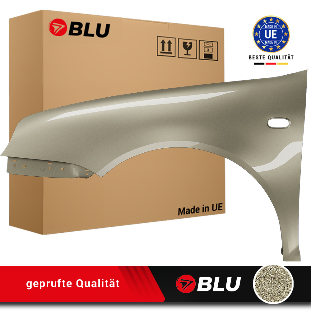 Fender for VW Golf IV 4 LA1W left gold 97-06 front painted new galvanized