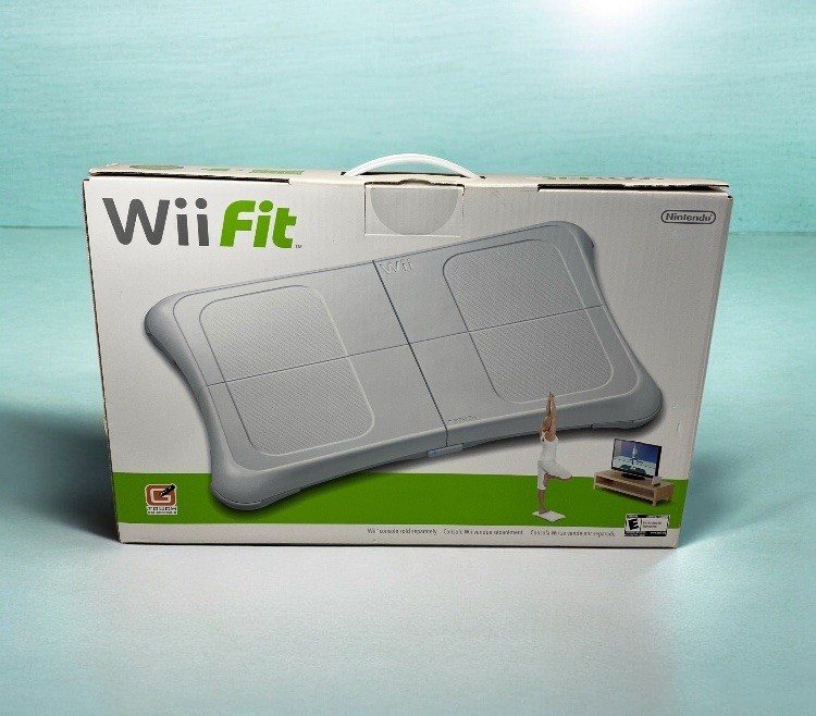 Nintendo Wii Fit Balance Board & Game Bundle Fitness Activity New In Box Sealed