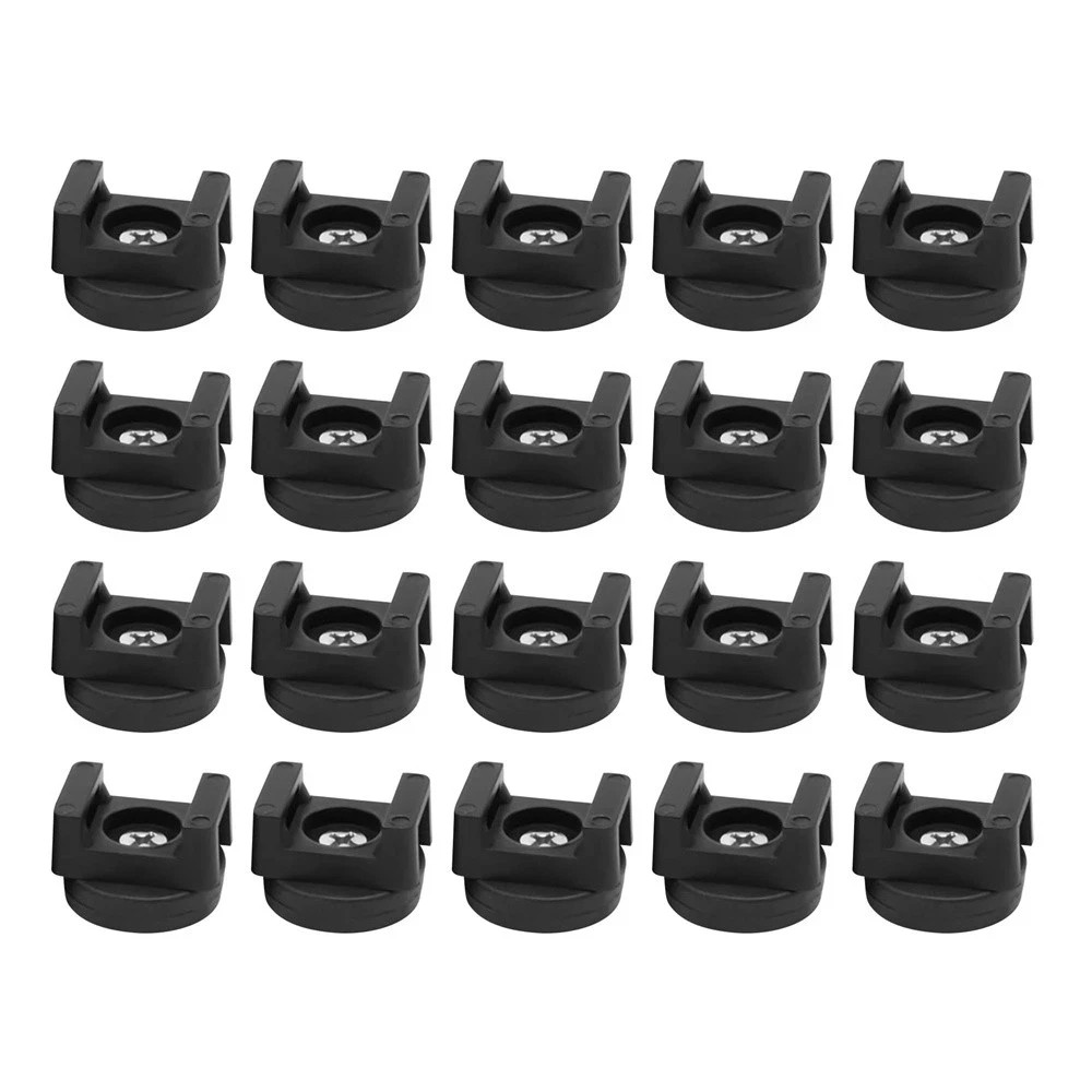 8Pcs Magnetic Cable Zip Tie Mount Base Wire Clips Management Base Holder
