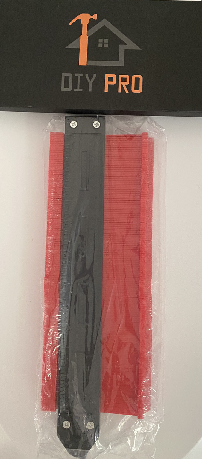 DIY PRO GAUGE Profile Measuring Tool Shape Plastic Ruler 10 Inch