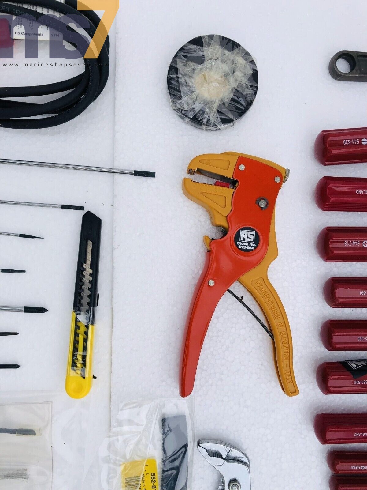RS COMPONENTS ELECTRO-MECHANICAL TOOL KIT WITH ACCESSORIES AS SHOWN #NEW