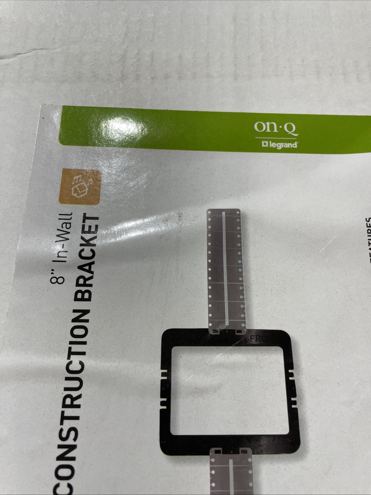 Legrand 8" In-Wall Pre-Construction Bracket Model: 364675-02