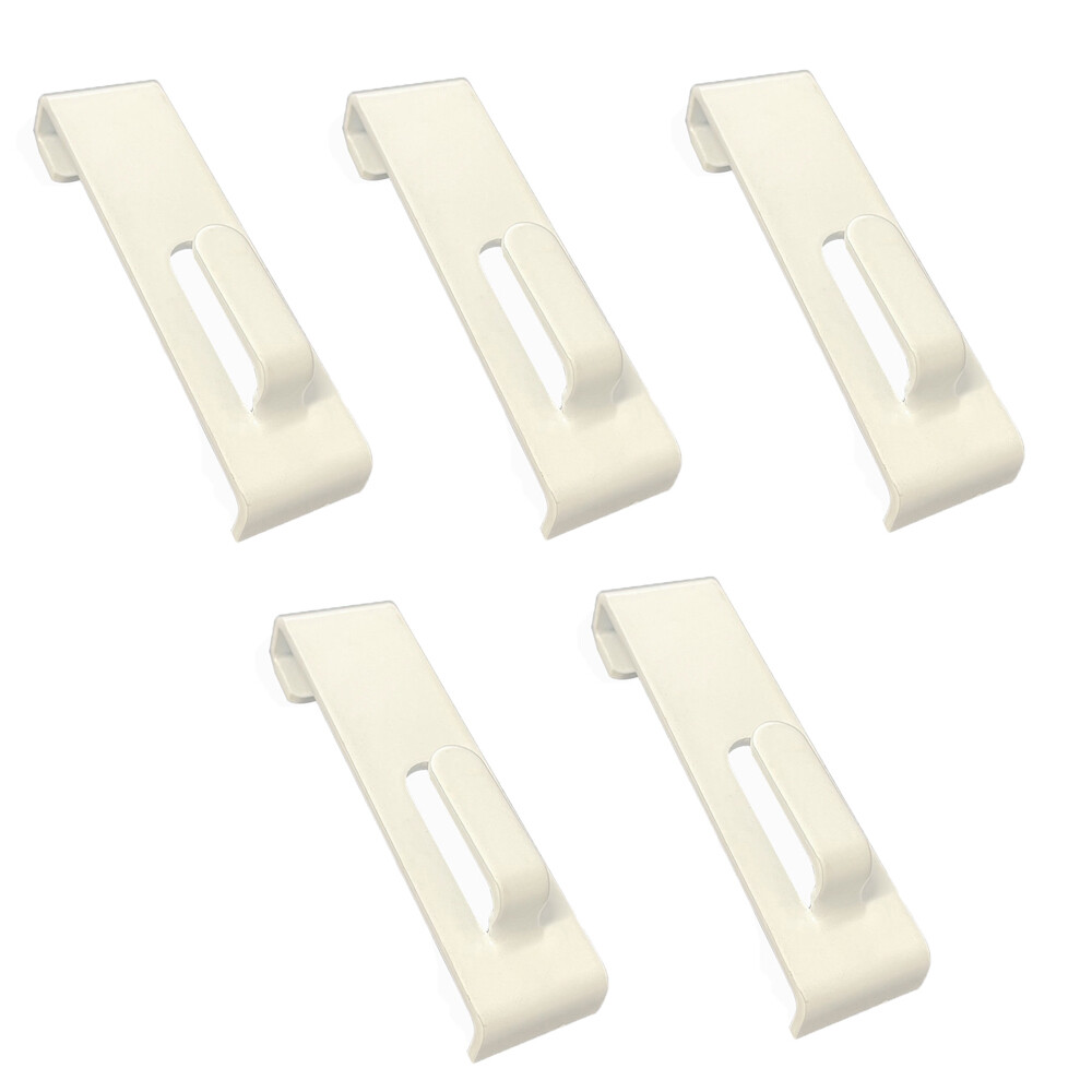 100 PCS WHITE Gridwall Utility  Hook Picture  Hanger Grid  Panel Notch Display