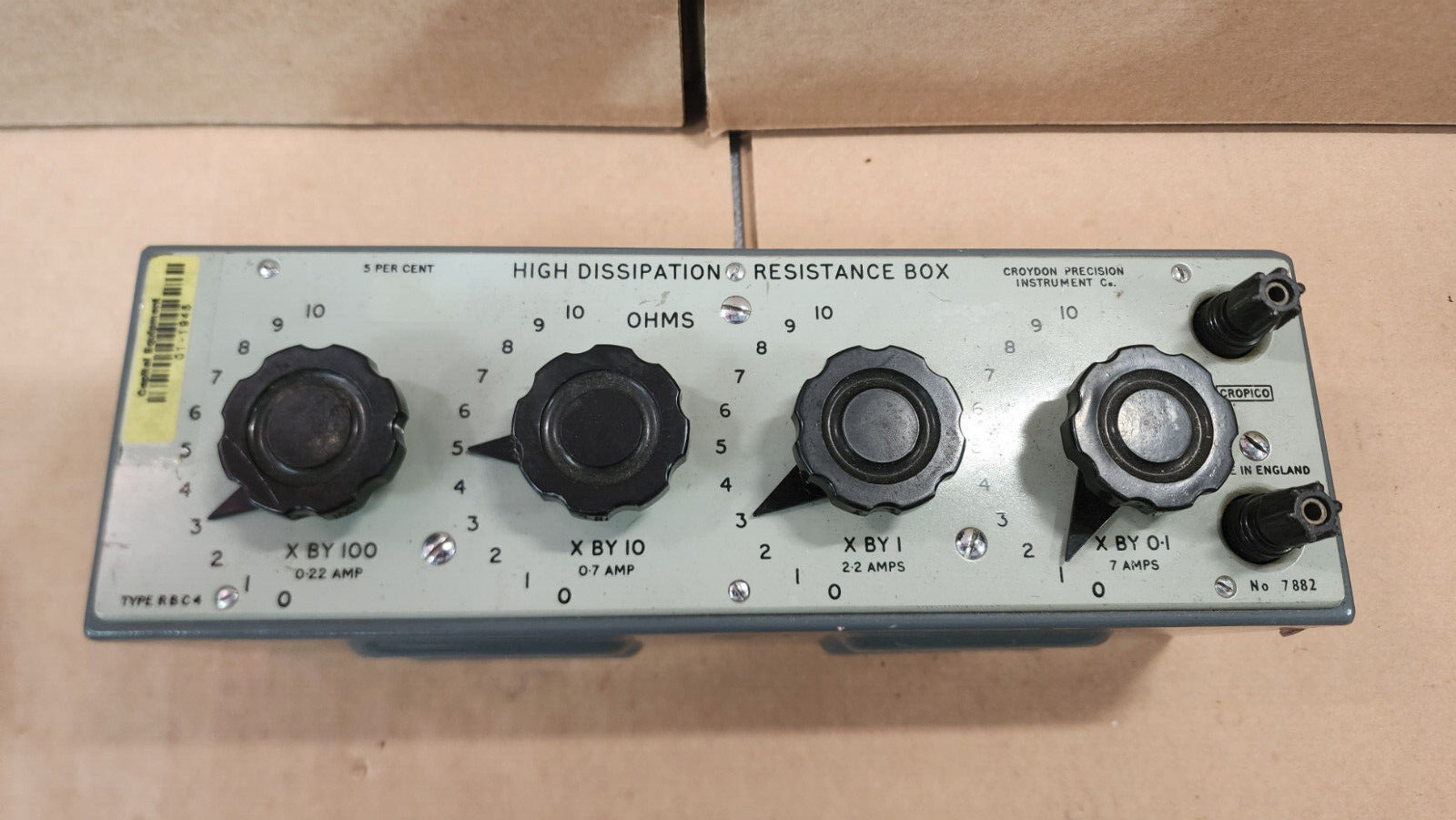 Croydon Precision RBC4 High Dissipation Resistance Box
