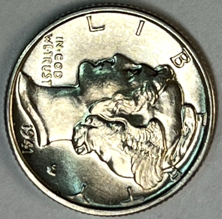 1941-D MERCURY DIME FSB *PRISTINE GEM** PL **BASICALLY FLAWLESS FULL LUSTER