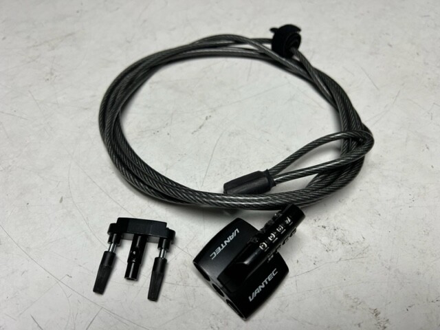 Vantec SecuriCable Combination Cable Lock Laptop/Projector VGA Port