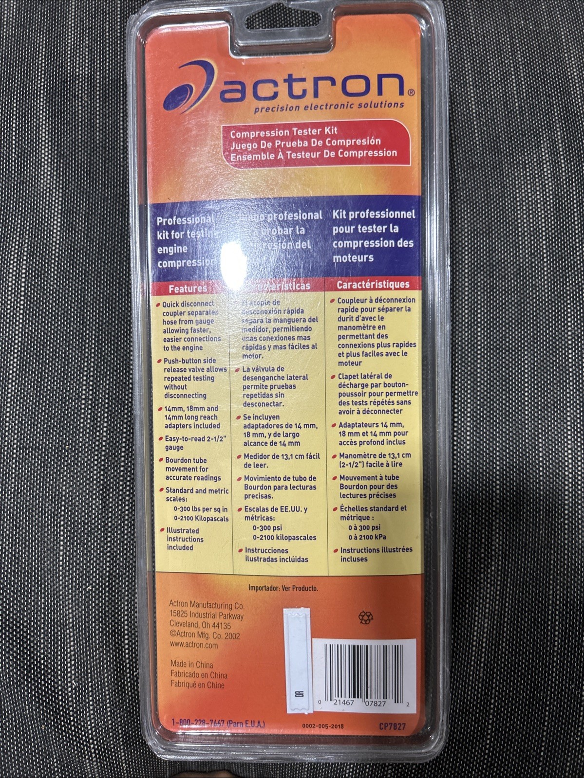 Actron Compression Tester Kit (CP7827)