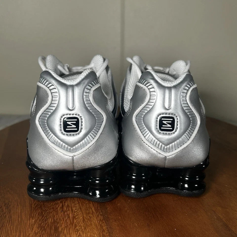 Nike Shox TL Metallic Silver Black NBY HQ4049-001 Womens Size 6.5-10