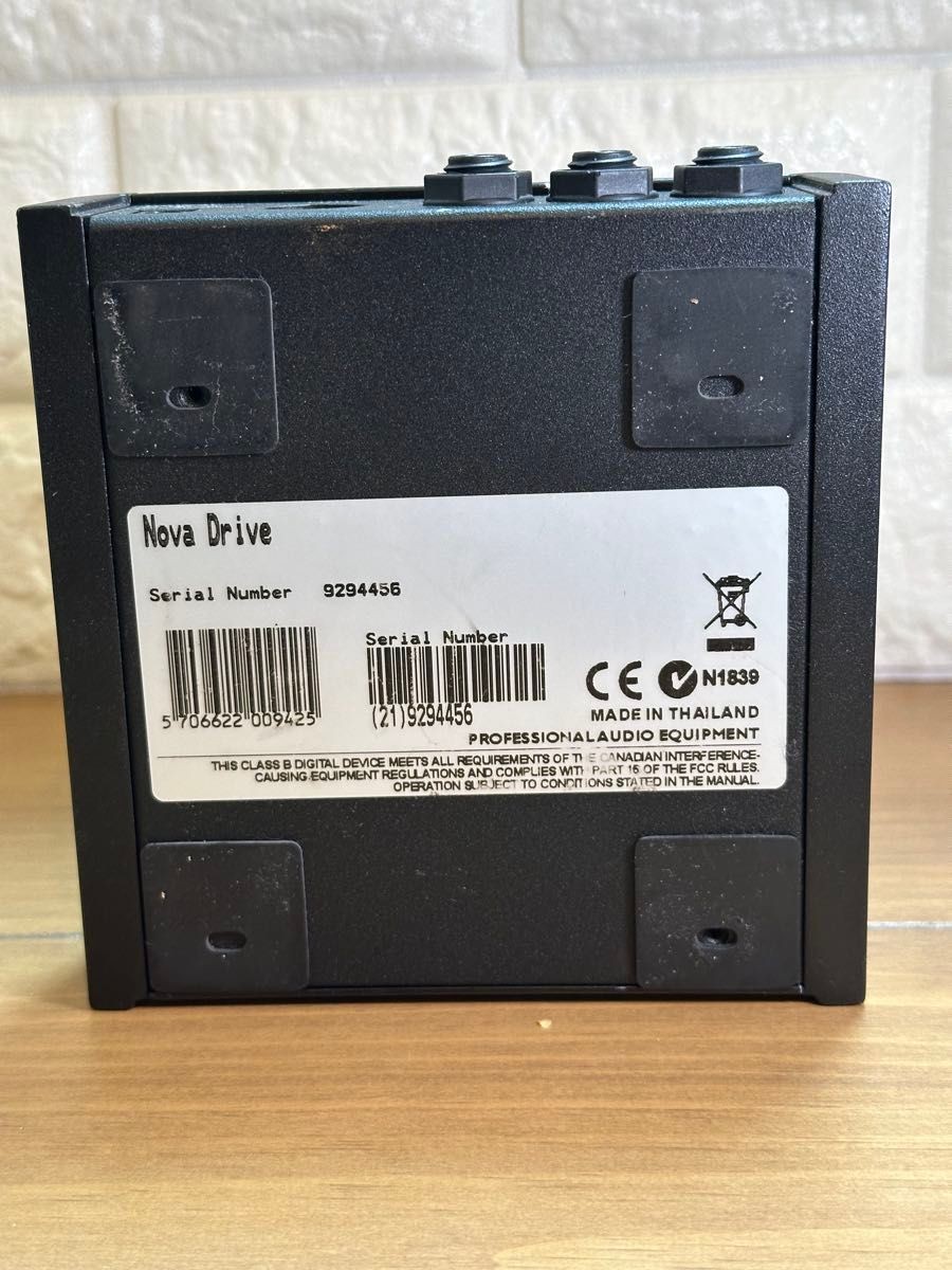 TC Electronic NDR-1 Nova Drive Guitar Effect Pedal