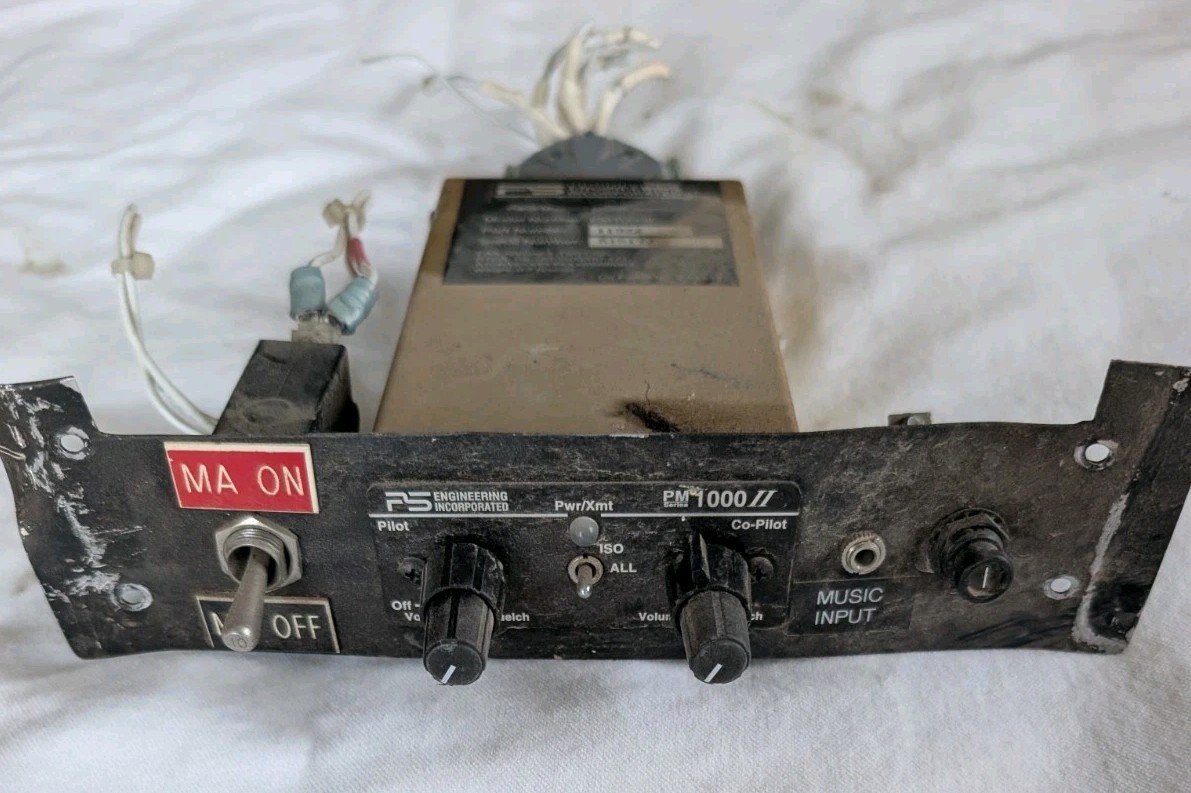 PS Engineering IncorporatedPM100011  P/N 11922 Panel Mounted Intercom Cessna