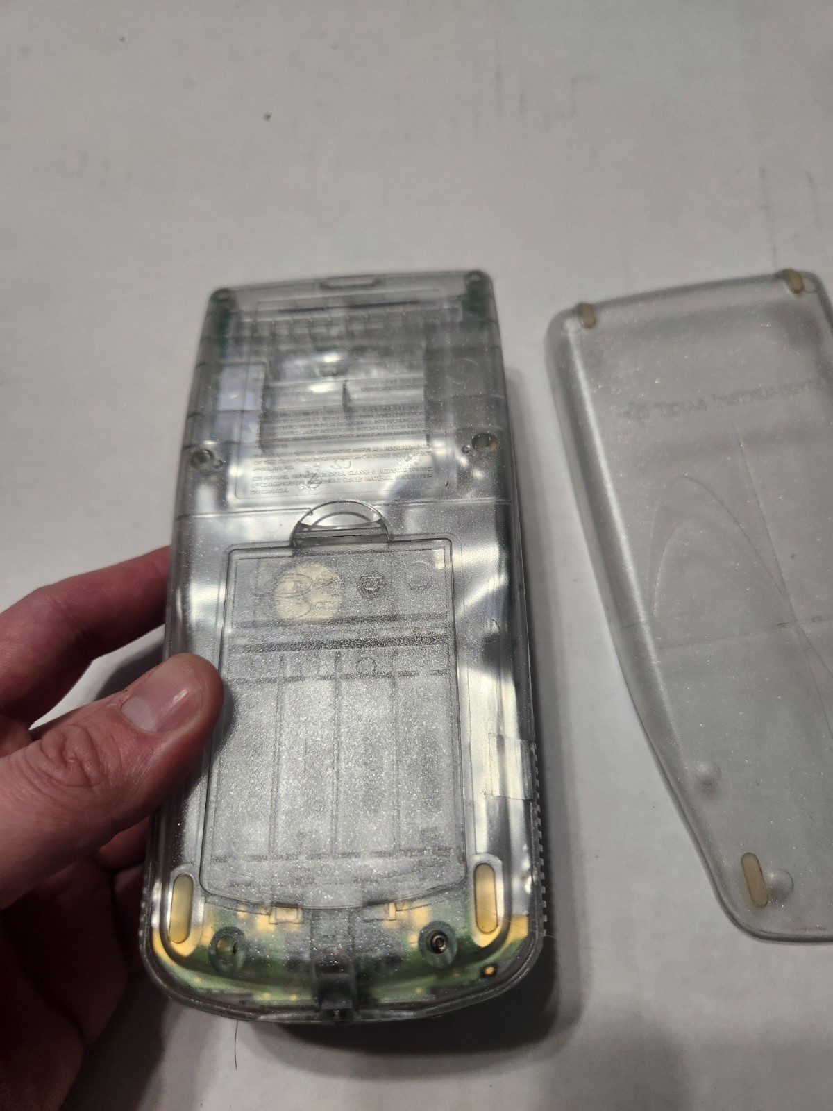 Texas Instruments TI-83 Plus Silver Edition Clear Case Calculator