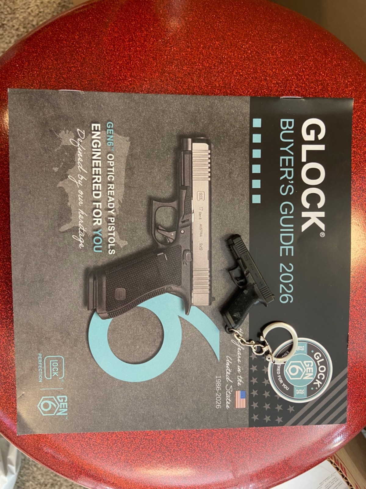 SHOT SHOW 2026 GLOCK 17 Gen6 9MM Black Handgun Pistol Keychain & Buyers Guide