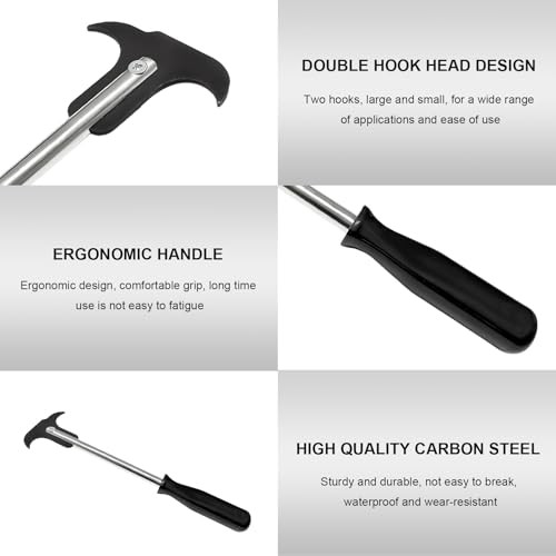 Oil Seal Disassembly Wrench Puller, Professional Seal Puller Removal Tool Black