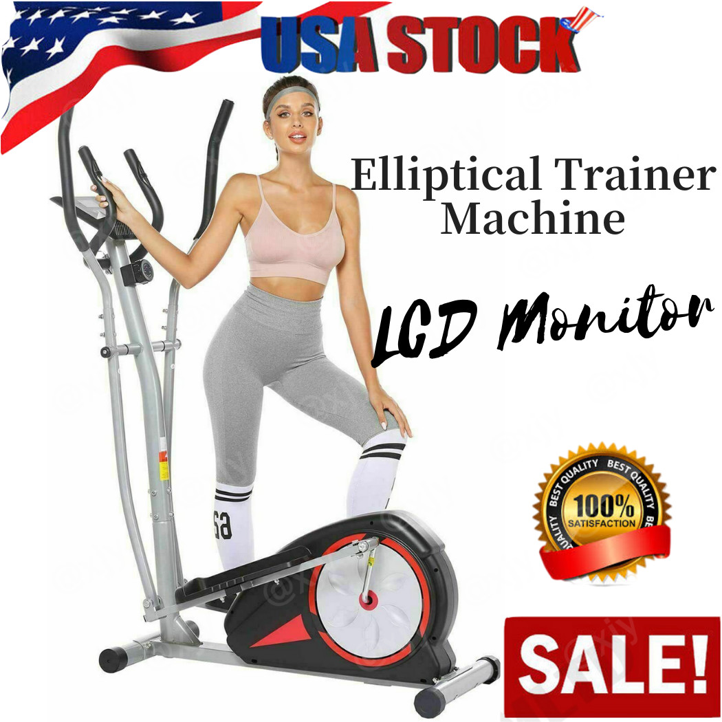 350LBS Elliptical Exercise Machine Home Cross Trainer Cardio Fitness Equipment