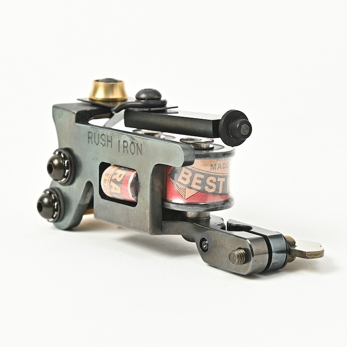 RUSH IRON SHOOTER (Reverse Point) Tattoo Machine Black