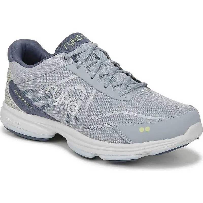 Ryka Devotion Plus 5 Womens Walking Shoes Pearl Blue Mesh Size 8.5 M