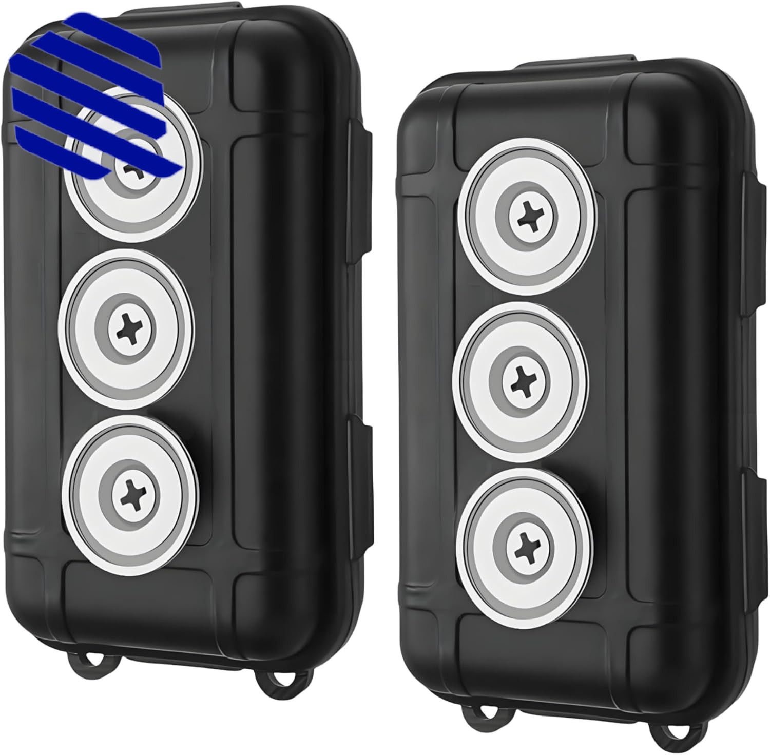 Magnetic Key Holders Under Car Hide Key Magnetic Box for Storage Key 2 Pcs NEW