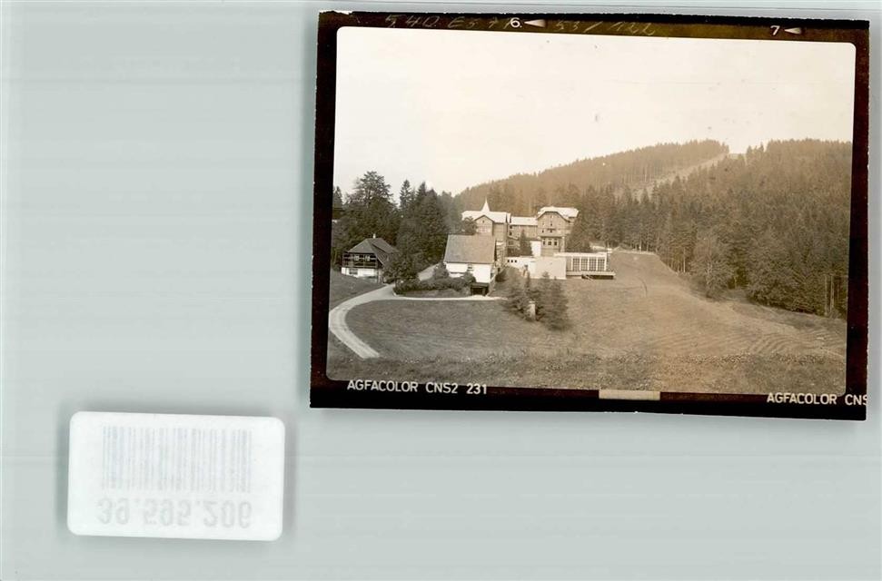 39595206 - 7580 Hundseck Black Forest High Street House Place Handwritten Photo