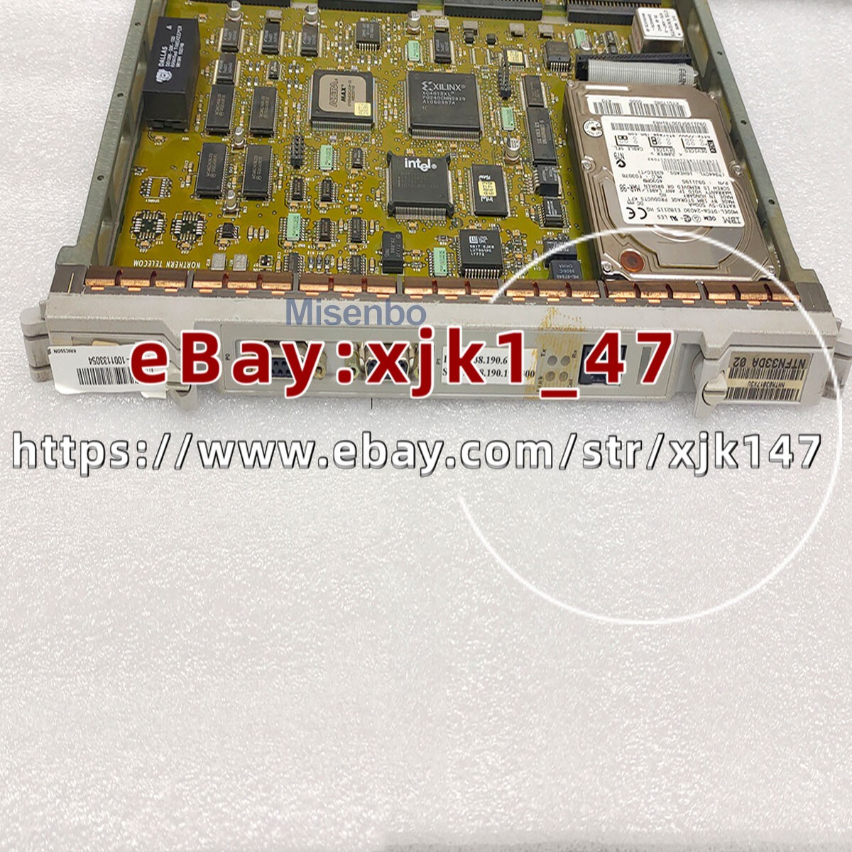 1PC Untested Nortel NTFN33DA 02 Control Processor Card/xjk