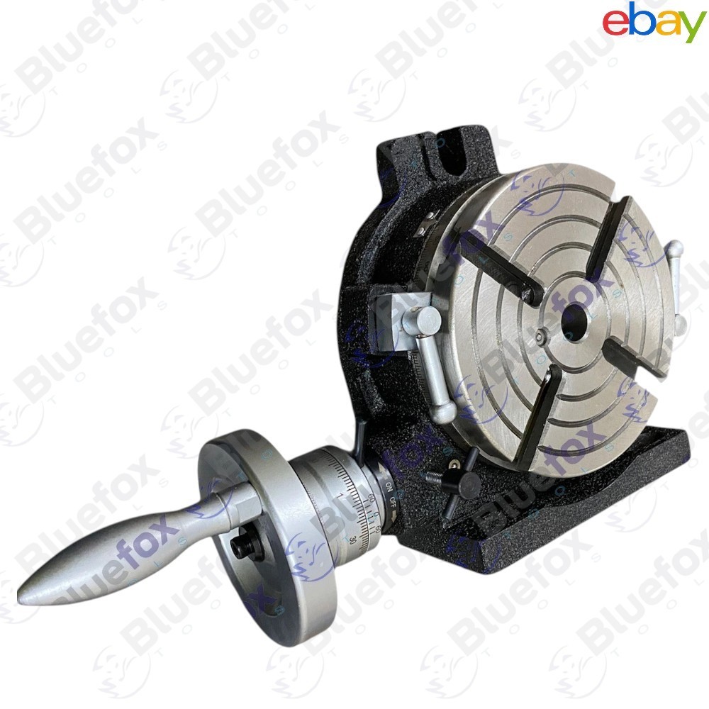 6" Rotary Table Horizontal Vertical for Milling Machine HV- 6 (4 Slot )