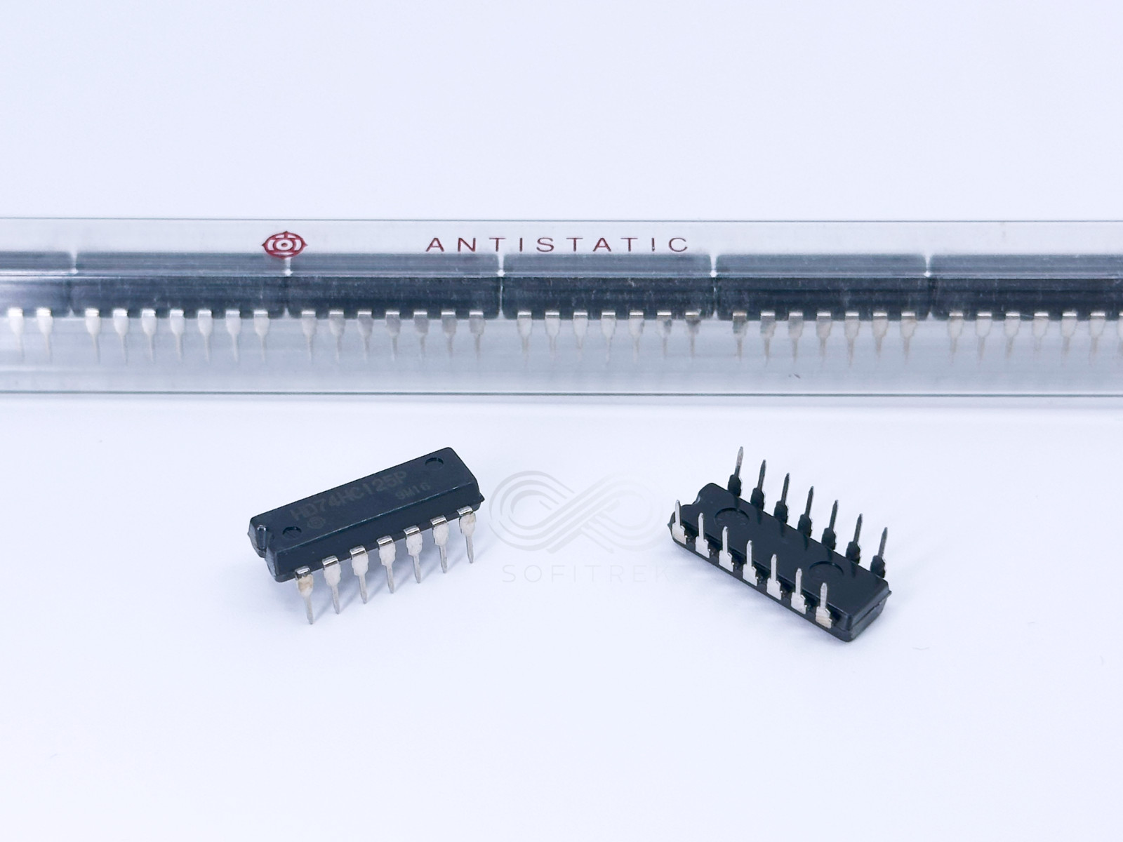 5PCS HD74HC125P 74HC125 Hitachi Quad Bus Buffer Gates Tri State CMOS IC DIP-14