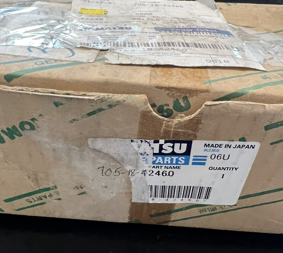 NOS Komatsu Gear 705-18-42460