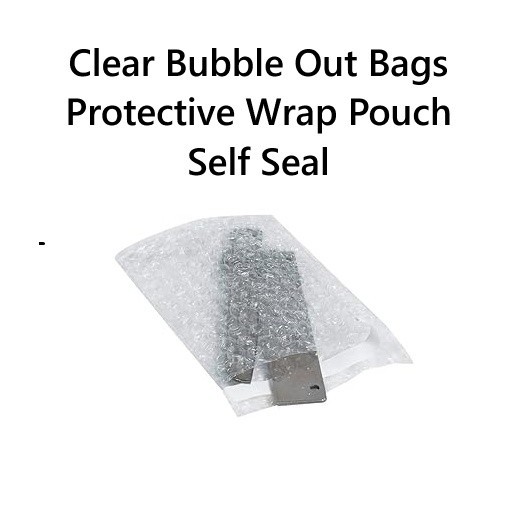 12" x 15.5" Bubble Out Pouches Bags Wrap Cushioning Self Seal Packing Mailing