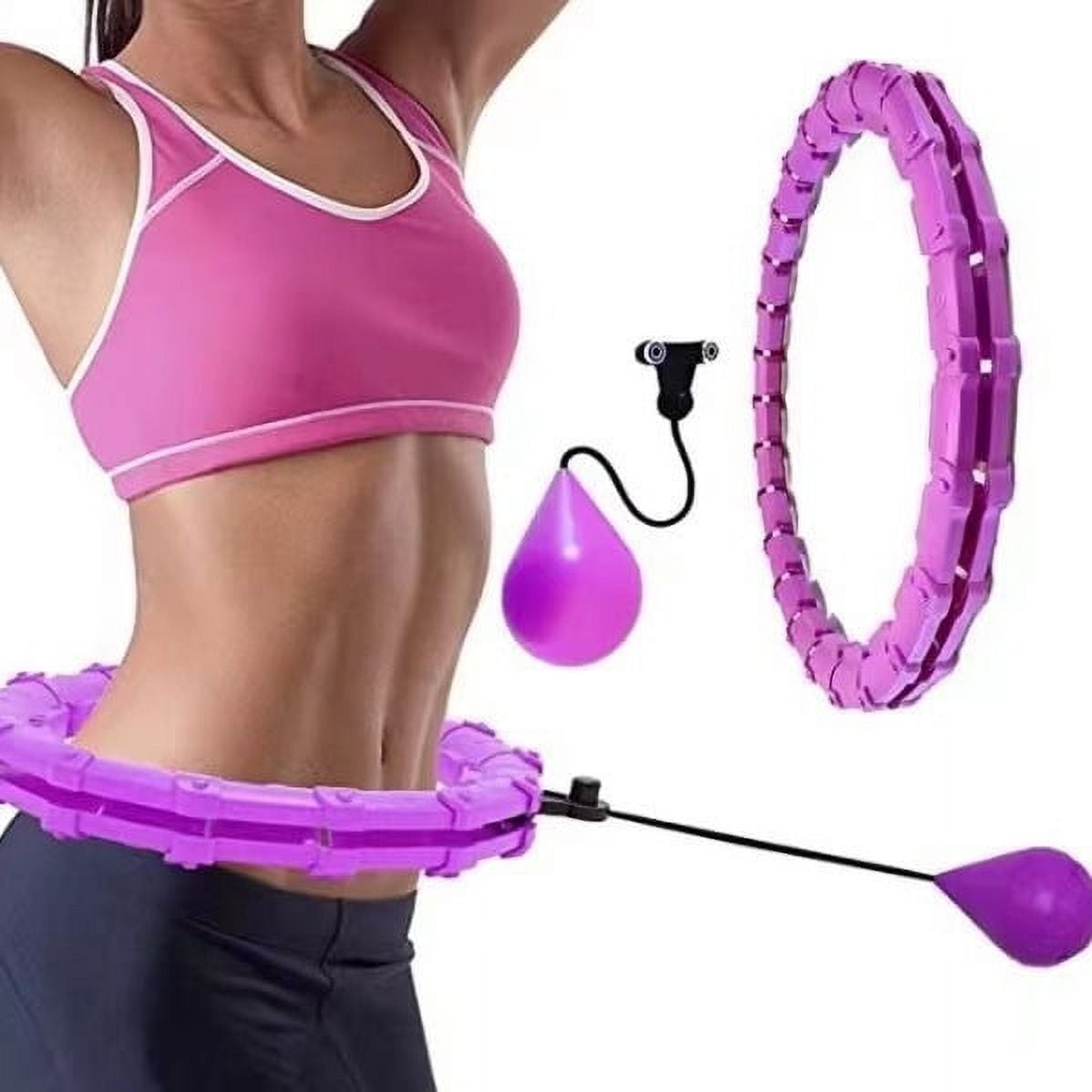 Infinity Hoop Fit Plus Size 47", Weighted Hula Hoops for Adults Weight Loss