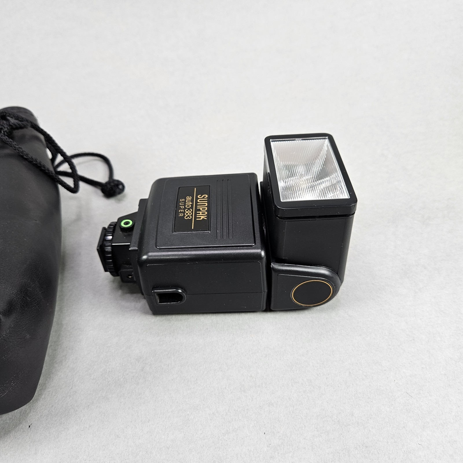 Sunpak Auto 383 Super Shoe Mount Flash Tested Works