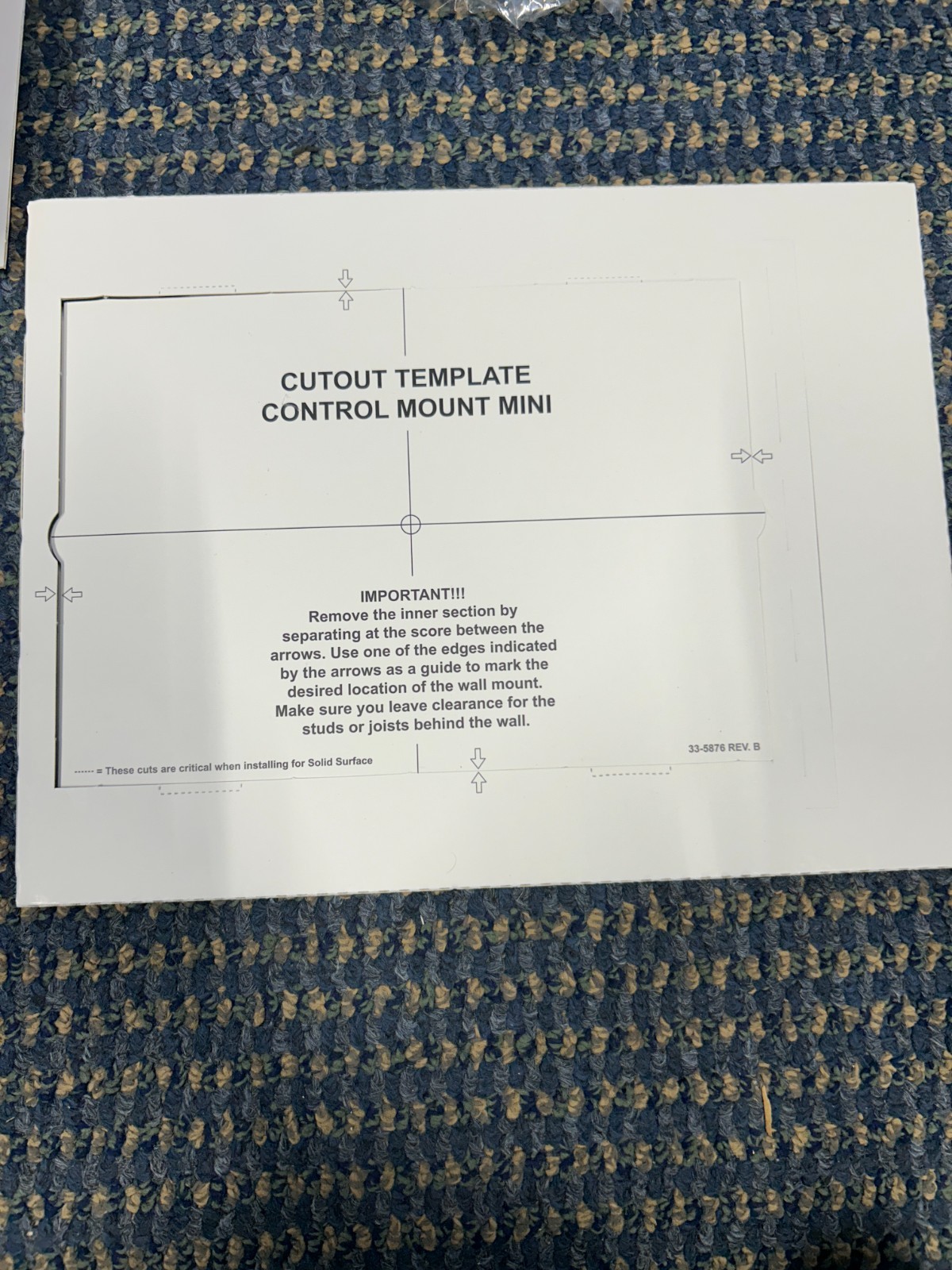iPort Control Mount Mini CMSW2000V2 Compatible with Ipad Mini 1,2, and 3.