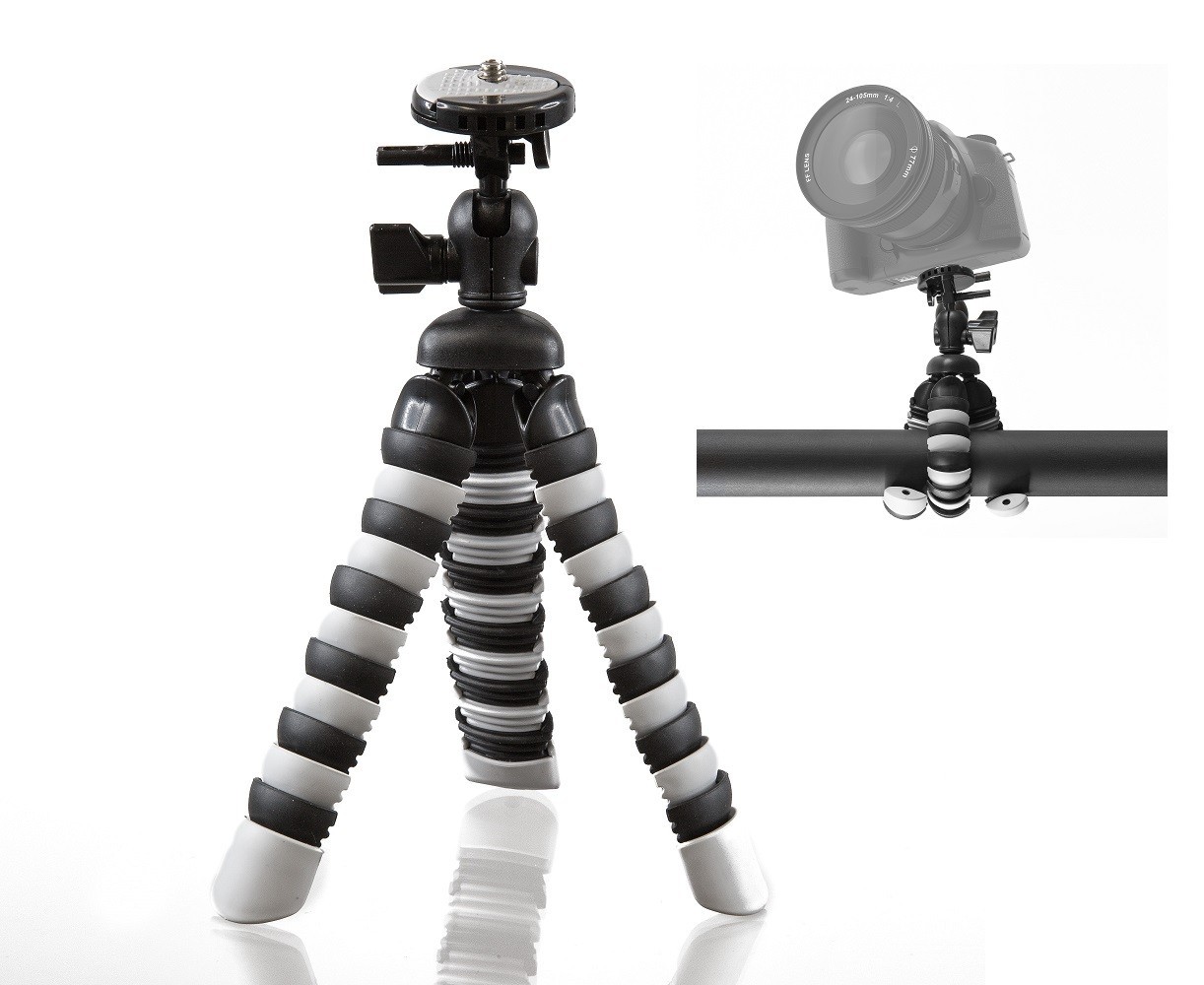 Strong 8″ Mini Flexible Tripod For Canon Powershot V10 V-10